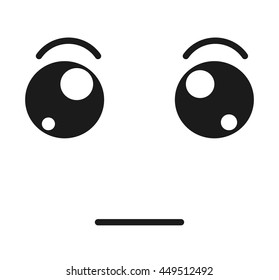 face emoticon isolated icon design, vector illustration  graphic 