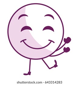 face emoticon kawaii character