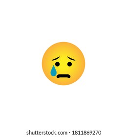 Face emoticon symbol digital chat icon design vector