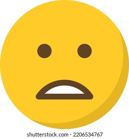 Diseño vectorial de emoticonos faciales con color amarillo