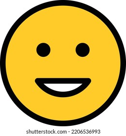 Diseño vectorial de emoticonos faciales con color amarillo