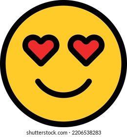 Face emoticon vector design with yellow color
