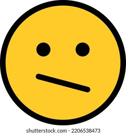 Diseño vectorial de emoticonos faciales con color amarillo