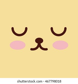 face emoticons design with expressions , vector illustration eps10 graphic