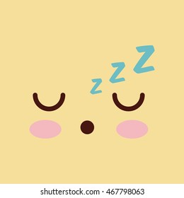 face emoticons design with expressions , vector illustration eps10 graphic