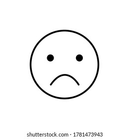 Face Emoticons Outline Vector Illustration