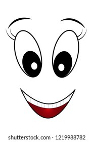 face of emotions, feelings, smiley, vector