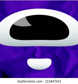 Face expression background. vector design