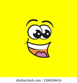 Face Expression Emoticon , vector illustration design