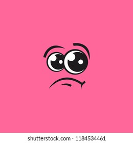 Face Expression Emoticon , vector illustration design