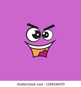Face Expression Emoticon , vector illustration design