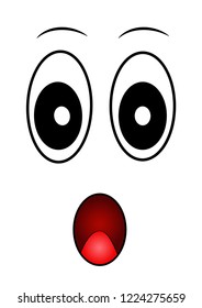 face, expression of emotions, vector