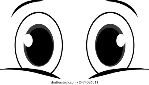 Face Expression Eye Cartoon Illustration