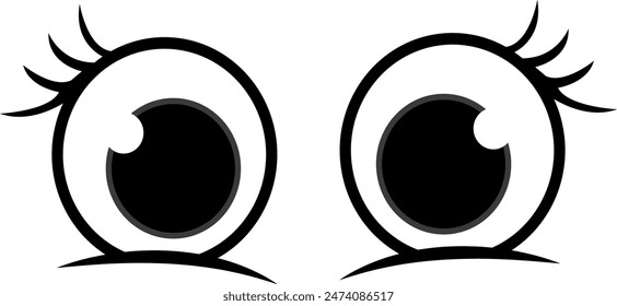 Face Expression Eye Cartoon Illustration
