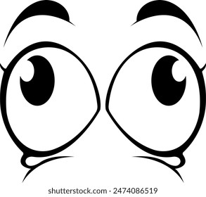 Face Expression Eye Cartoon Illustration