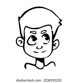 
Face Expression of Young Boy Character