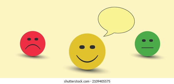 face expressions.
Evaluation and rating concept.
evaluation and positive customer review, experience, satisfaction survey