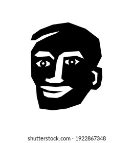 Face  Figurative Illustration. Naive Illustration. Vector Illustration