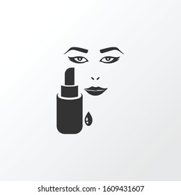 Face foundation icon symbol. Premium quality isolated concealer element in trendy style.