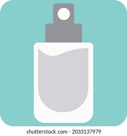 Face foundation, illustration, vector, on a white background.