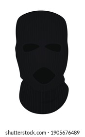 Face full cover mask. vector