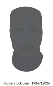 Face full cover mask. vector