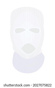 Face full cover mask. vector