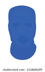 Face full cover mask. vector