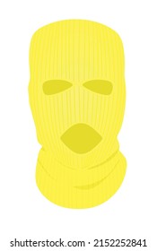 Face full cover mask. vector