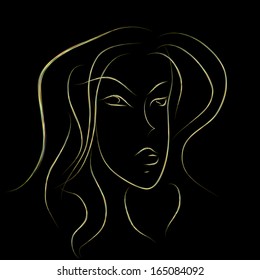 Face of girl
