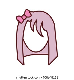 face girl  vector illustration