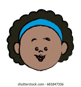 face girl young little character female person
