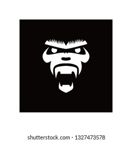 face gorilla logo design