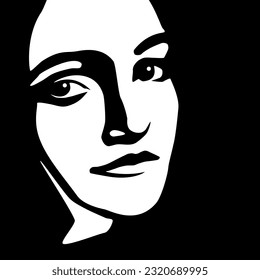 Gráfico facial para ser utilizado como plantilla de volante o para ser utilizado en diseño web.
