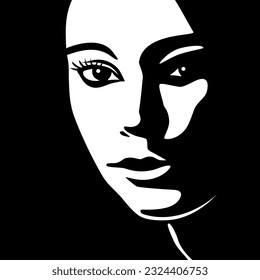 Gráfico facial para ser utilizado como plantilla de volante o para ser utilizado en diseño web.