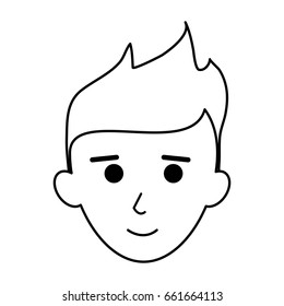 face of happy young man icon image 