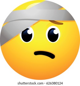 Face With Head-Bandage Emoji