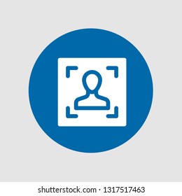  Face icon. Editable  Face icon for web or mobile.