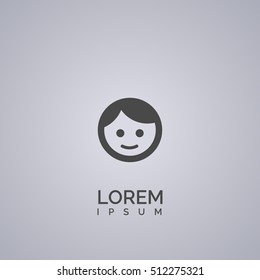face icon. face logo
