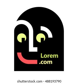 Face icon sign - Illustration