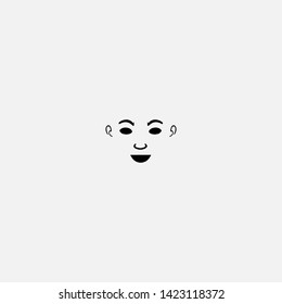 face icon sign signifier vector