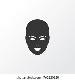 Face icon symbol. Premium quality isolated head element in trendy style.