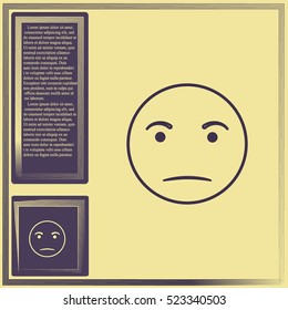 Face icon vector