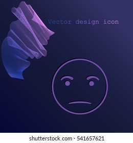 Face icon vector