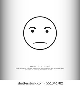 Face icon vector