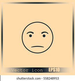 Face icon vector