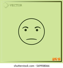 Face icon vector
