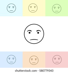 Face icon vector