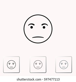 Face icon vector