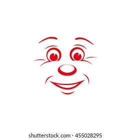 Face icon vector illustration EPS 10.